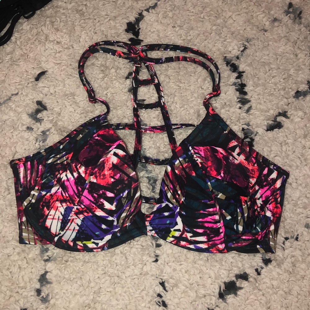 Victorious Secret PINK Tropical Pattern Bikini Top